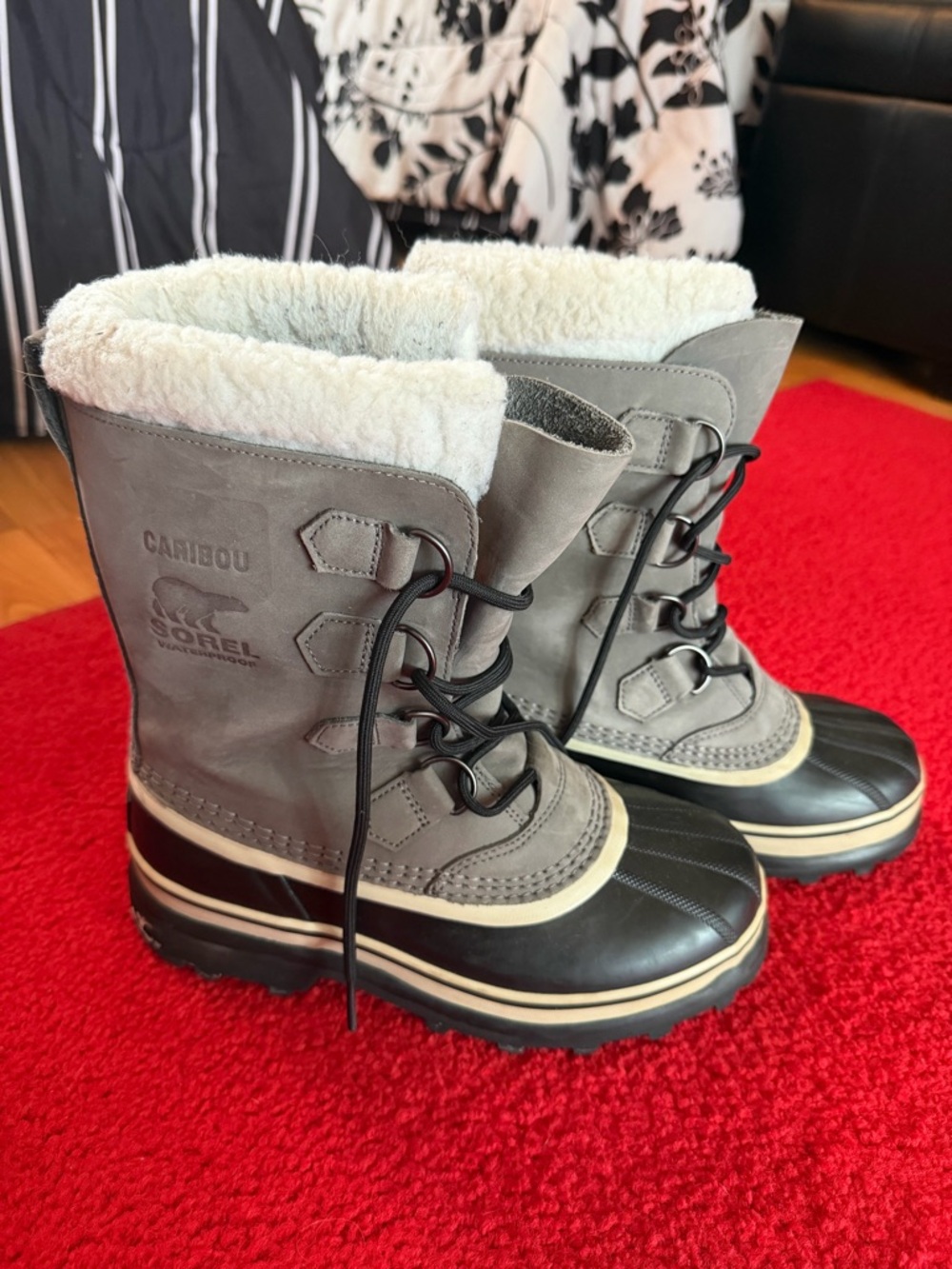 Sorel Caribou Insulated Grey Winter Boots